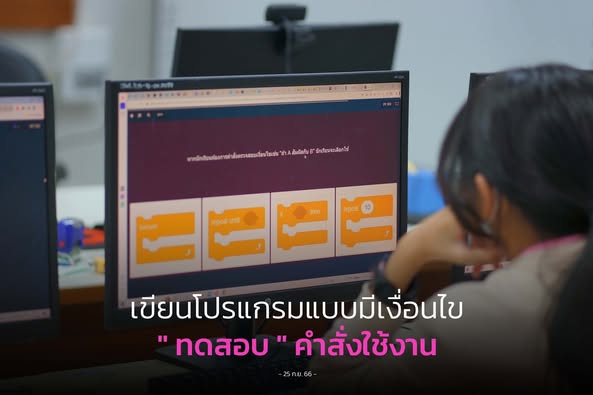การเขียนโปรแกรมแบบมีเงื่อนไข ทดสอบหน่วย 5 ป.6